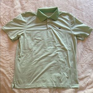 Vineyard Vines Mint Green Striped Polo